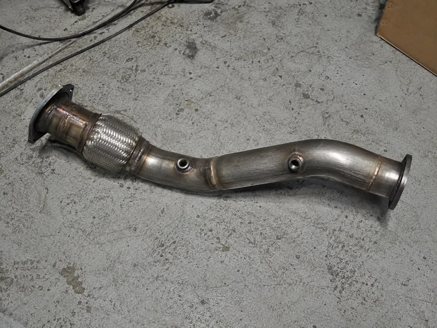 Profesjonalnie zespawany downpipe